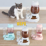 2 IN 1 Cat dog Water And Food Feeder Dispenser