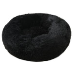 Dog Bed Long Plush Basket Calming Beds