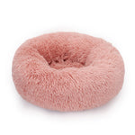 Dog Bed Long Plush Basket Calming Beds