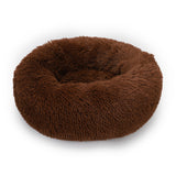 Dog Bed Long Plush Basket Calming Beds