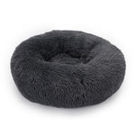 Dog Bed Long Plush Basket Calming Beds