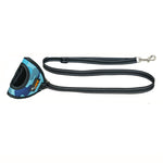 Hand-held dog walking lead adjustable