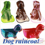 Outdoor Puppy Pet Rain Coats Transparent S-XL