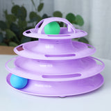 3/4 Levels Cat Toy Tower Tracks