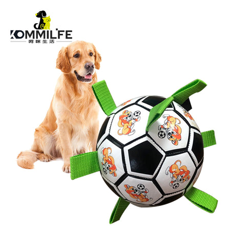 KOMMILIFE Puppy Dog Toys Interactive Football Toys