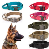 Dog Nylon Tactical Collar Adjustable