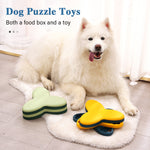 Pet Dog Puzzle Toys Interactive Turntable Slow Feeder