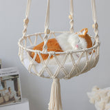 Macrame Cat Hammock Pet Nest