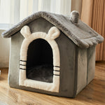 Creative Cat Bed House Soft Plush Kennel Puppy