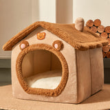 Creative Cat Bed House Soft Plush Kennel Puppy