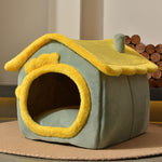 Creative Cat Bed House Soft Plush Kennel Puppy