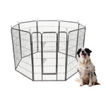 48&quot; 8 Panel Metal Pet Puppy Dog Kennel Fence Playpen