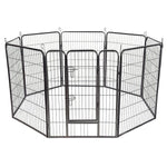 48&quot; 8 Panel Metal Pet Puppy Dog Kennel Fence Playpen