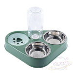 SWT 3 in 1 Stainless Steel Pet Dog Feeder Bowl