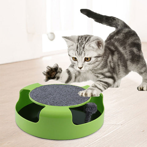 Rotating Cat Turntable Puzzle Play Board