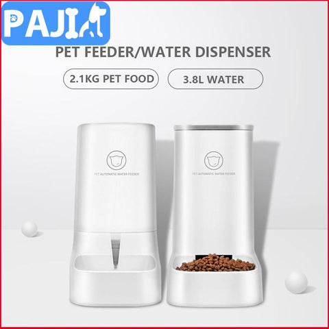 3.8L/2.1kg Large Capacity For Pet Dog Cat Automatic Food Feeder